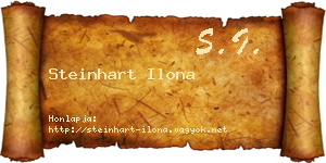 Steinhart Ilona névjegykártya