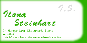 ilona steinhart business card